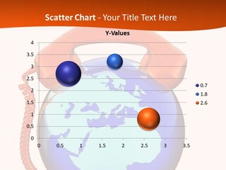 Phone Over The Globe PowerPoint Template