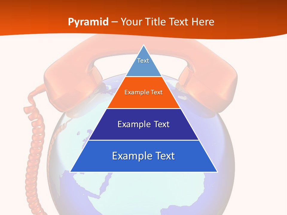 Phone Over The Globe PowerPoint Template