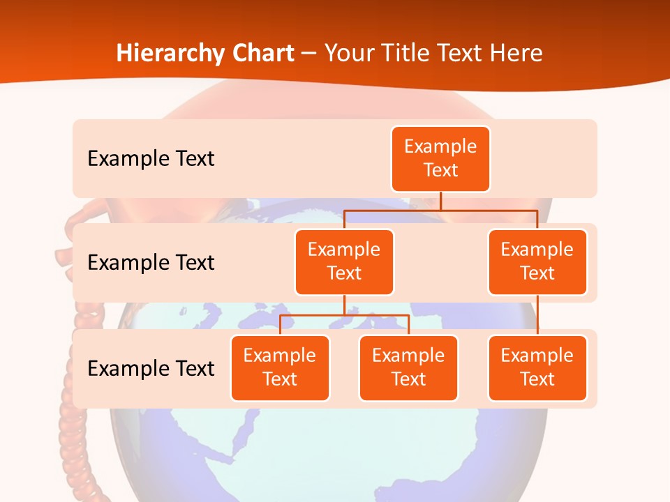 Phone Over The Globe PowerPoint Template