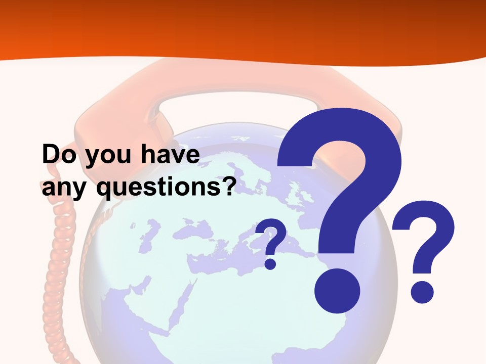 Phone Over The Globe PowerPoint Template