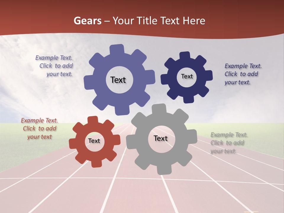 Racing Track, PowerPoint Template