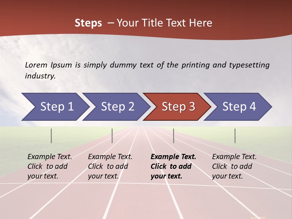 Racing Track, PowerPoint Template