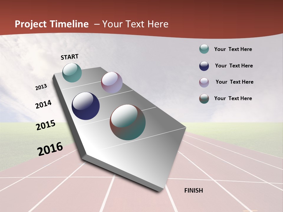 Racing Track, PowerPoint Template