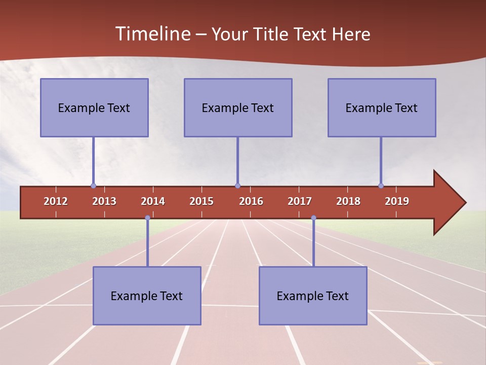 Racing Track, PowerPoint Template