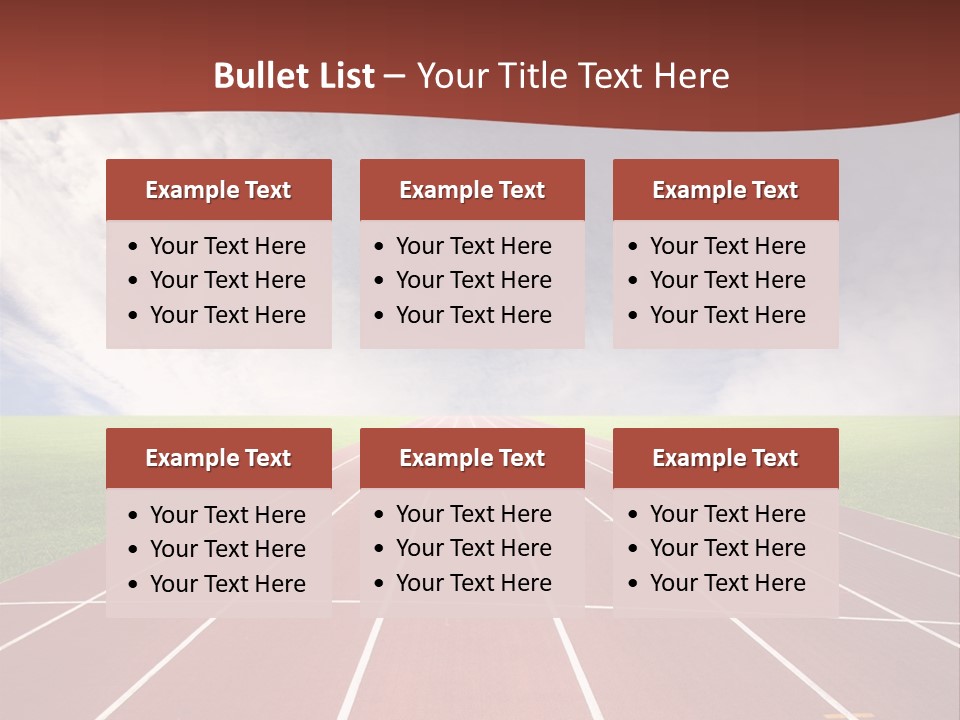 Racing Track, PowerPoint Template