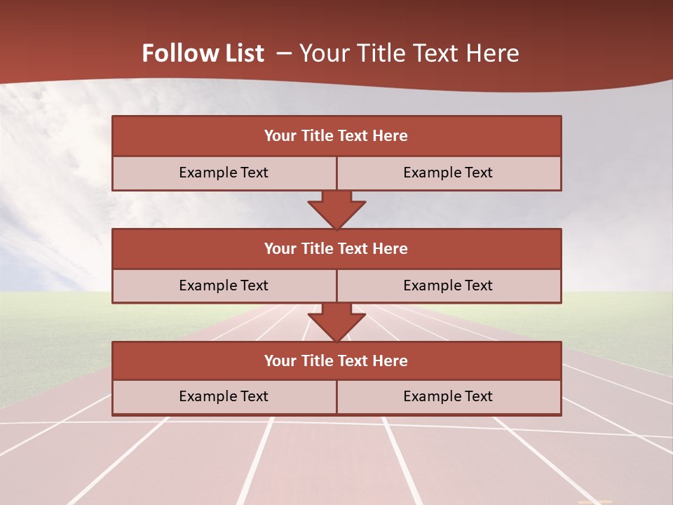 Racing Track, PowerPoint Template