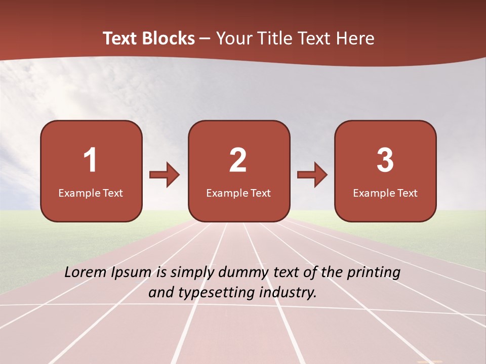 Racing Track, PowerPoint Template