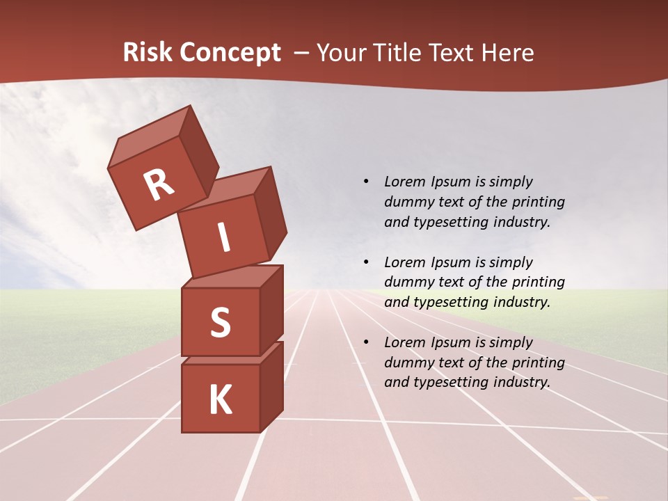 Racing Track, PowerPoint Template