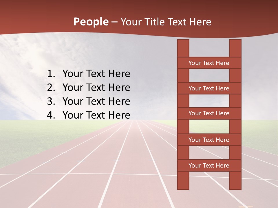 Racing Track, PowerPoint Template
