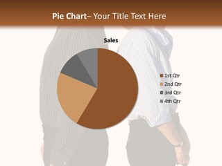 A Couple Of People Standing Next To Each Other PowerPoint Template