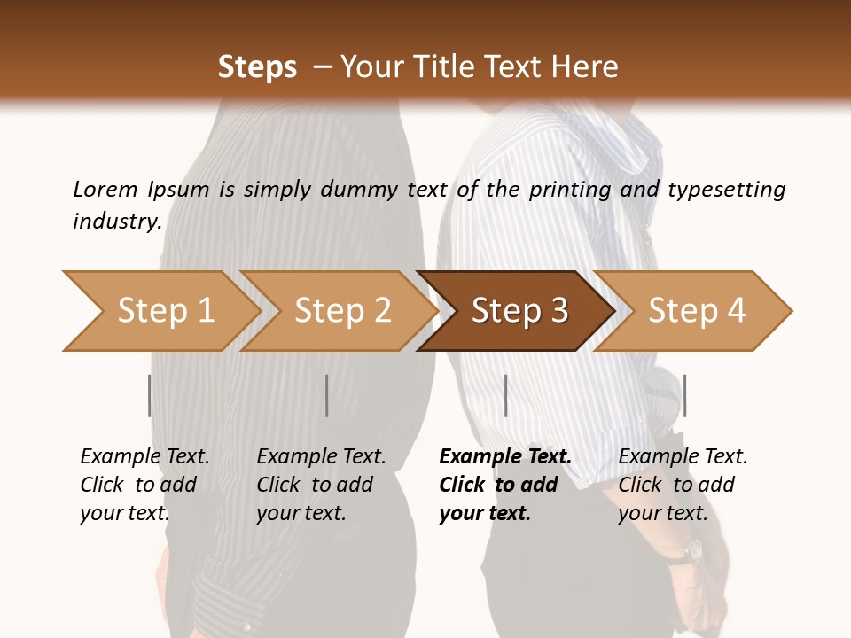 A Couple Of People Standing Next To Each Other PowerPoint Template
