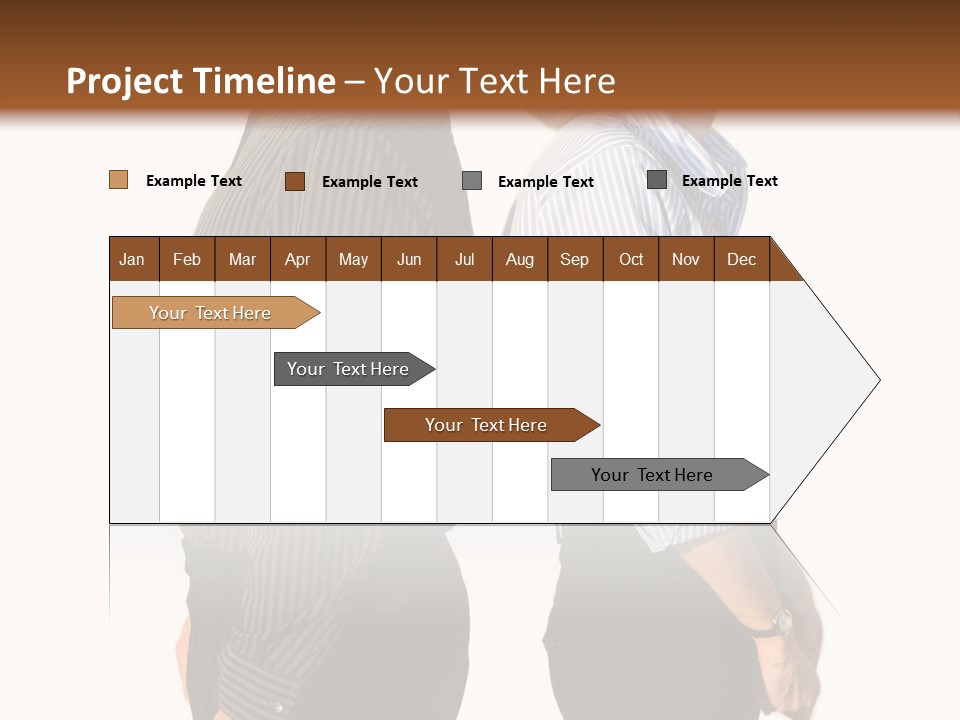 A Couple Of People Standing Next To Each Other PowerPoint Template