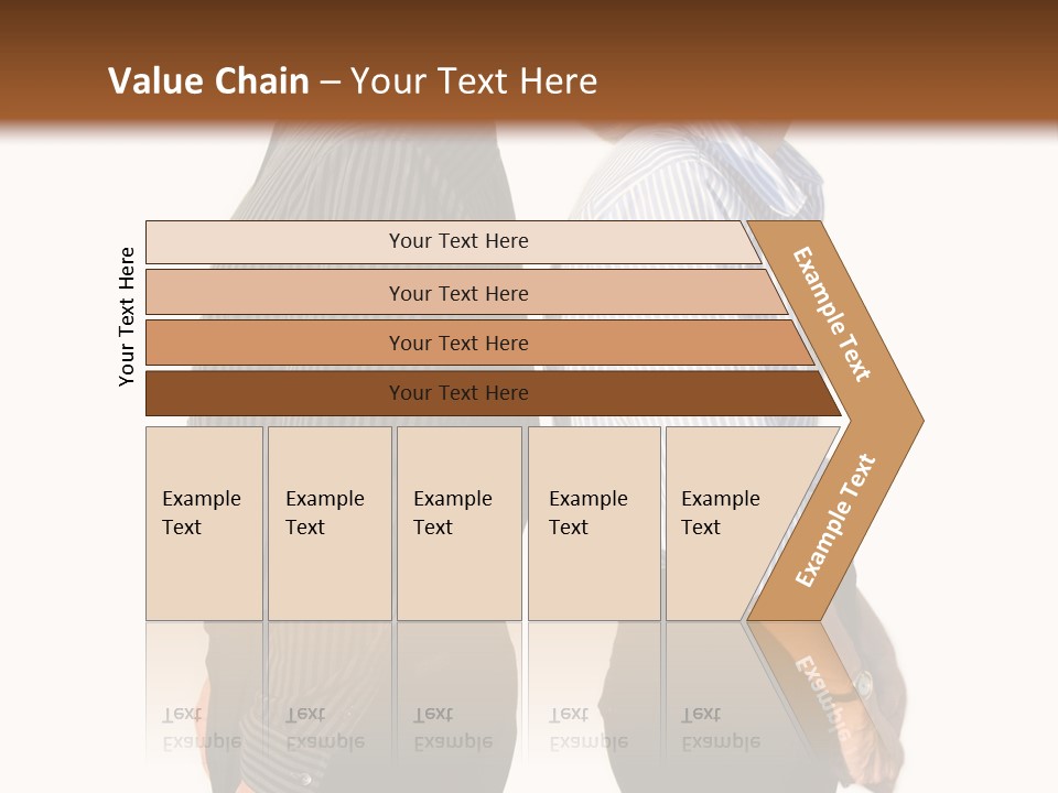 A Couple Of People Standing Next To Each Other PowerPoint Template