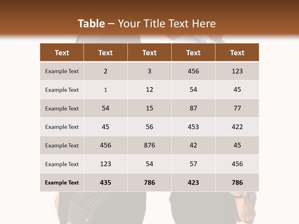 A Couple Of People Standing Next To Each Other PowerPoint Template