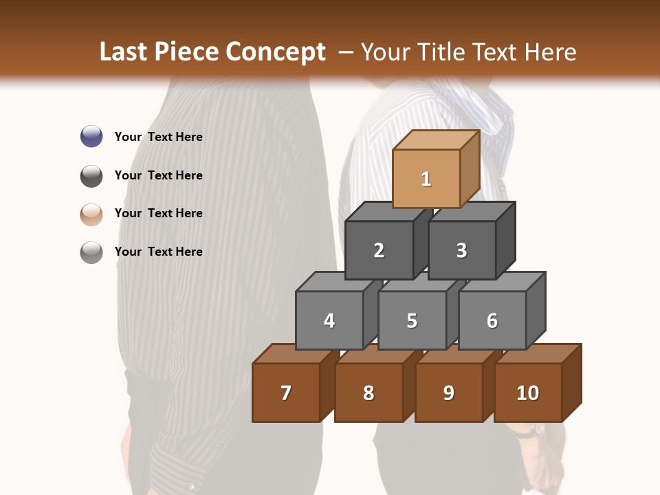 A Couple Of People Standing Next To Each Other PowerPoint Template