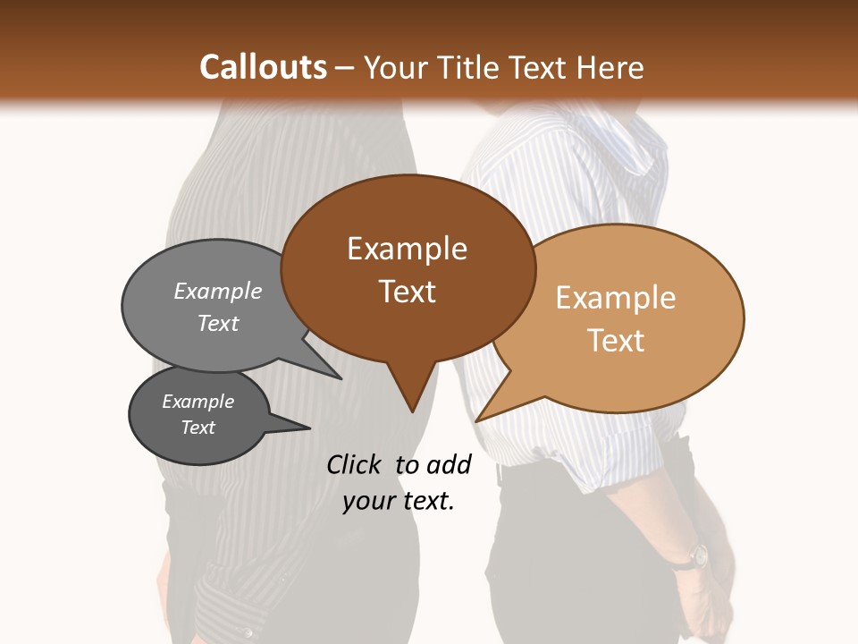 A Couple Of People Standing Next To Each Other PowerPoint Template