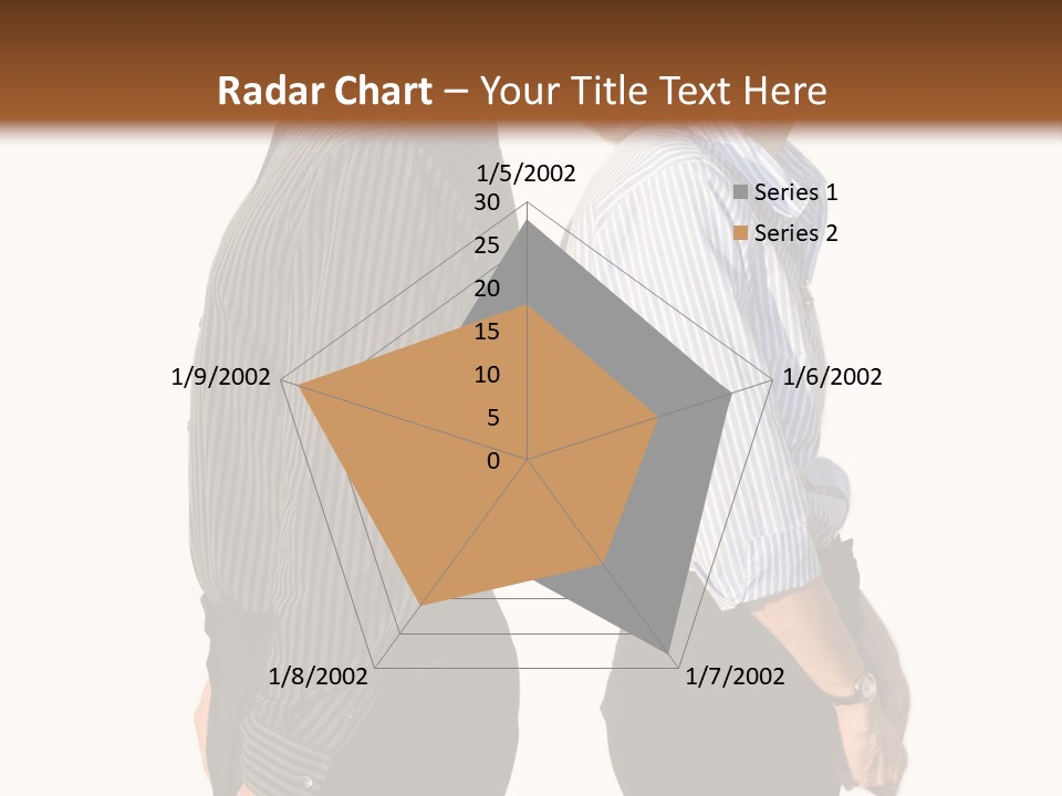 A Couple Of People Standing Next To Each Other PowerPoint Template