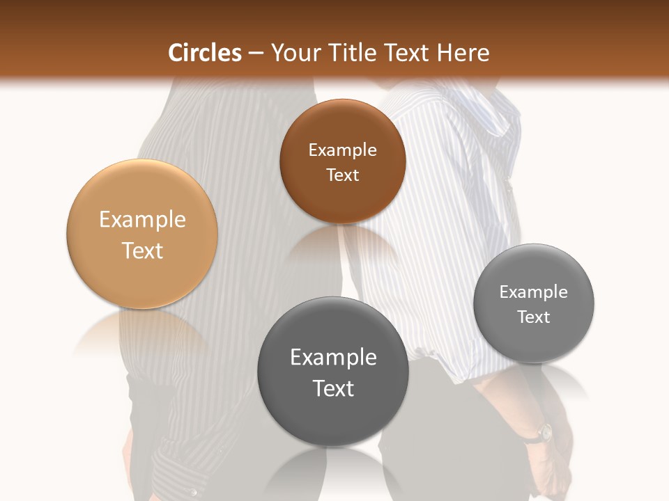 A Couple Of People Standing Next To Each Other PowerPoint Template