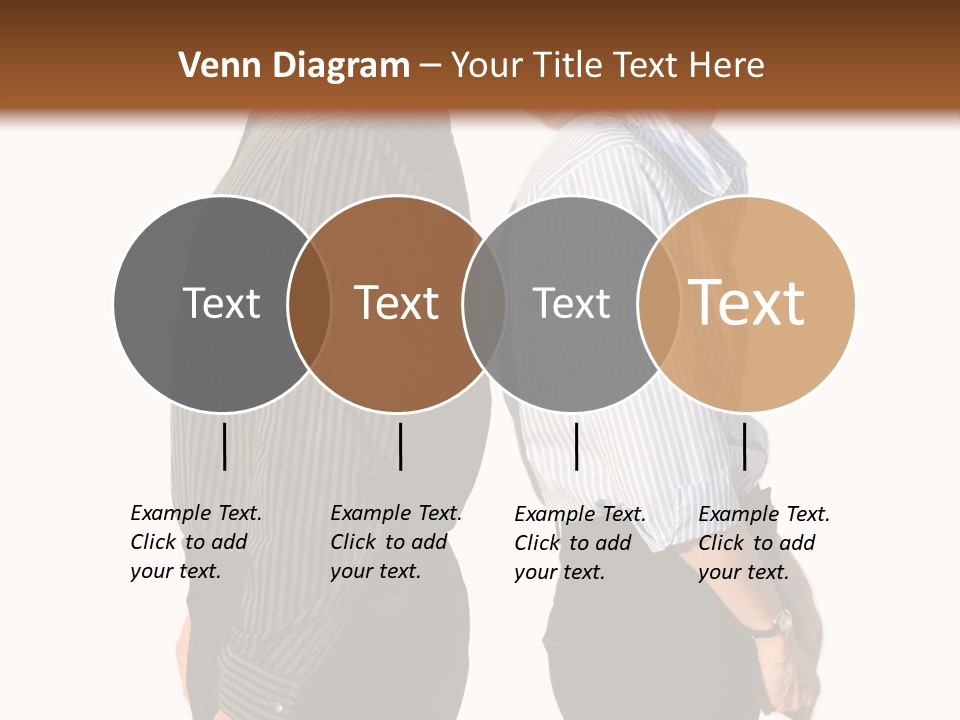 A Couple Of People Standing Next To Each Other PowerPoint Template