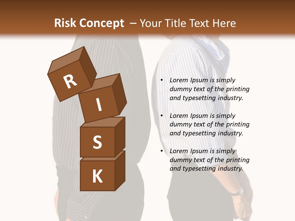 A Couple Of People Standing Next To Each Other PowerPoint Template