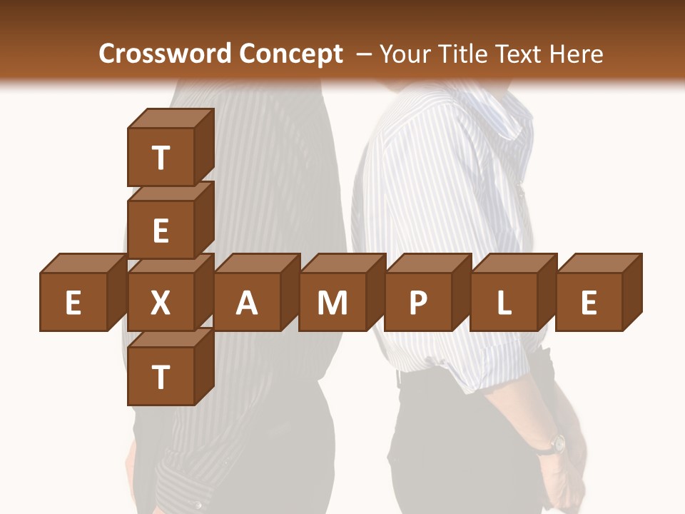 A Couple Of People Standing Next To Each Other PowerPoint Template