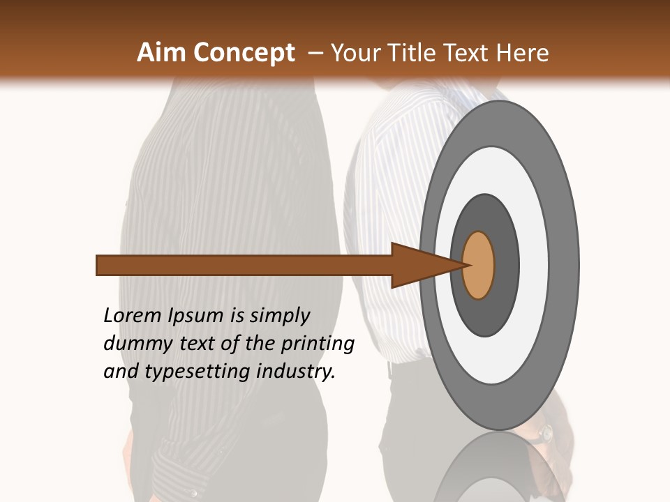 A Couple Of People Standing Next To Each Other PowerPoint Template