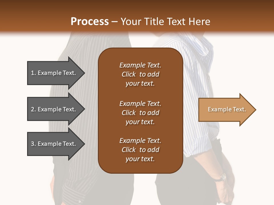 A Couple Of People Standing Next To Each Other PowerPoint Template