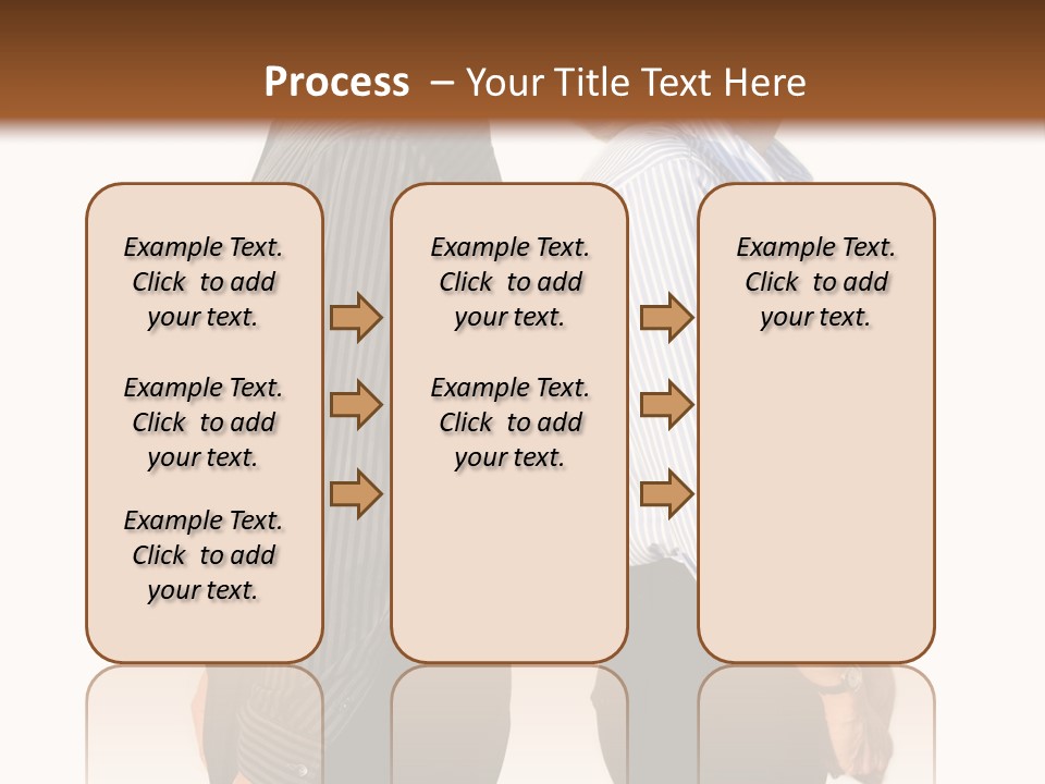 A Couple Of People Standing Next To Each Other PowerPoint Template