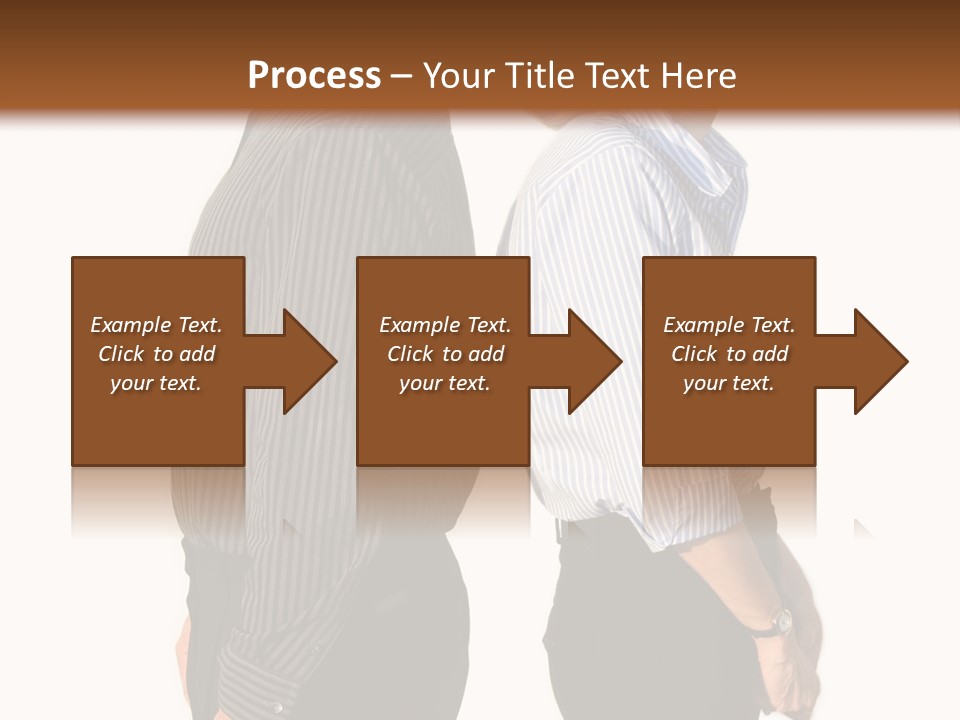 A Couple Of People Standing Next To Each Other PowerPoint Template