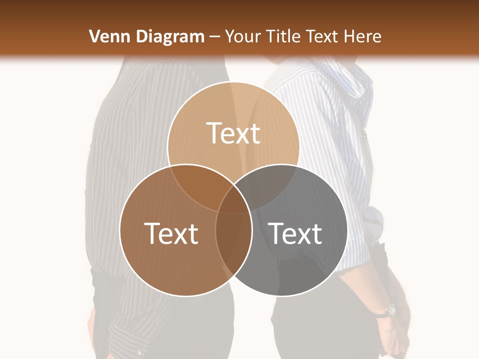 A Couple Of People Standing Next To Each Other PowerPoint Template