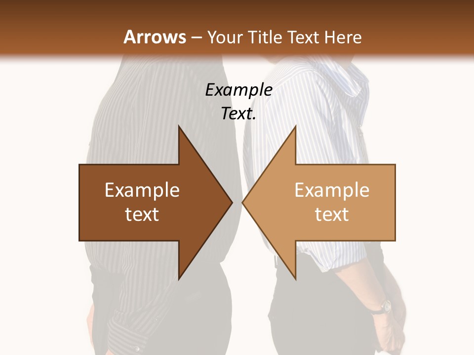 A Couple Of People Standing Next To Each Other PowerPoint Template