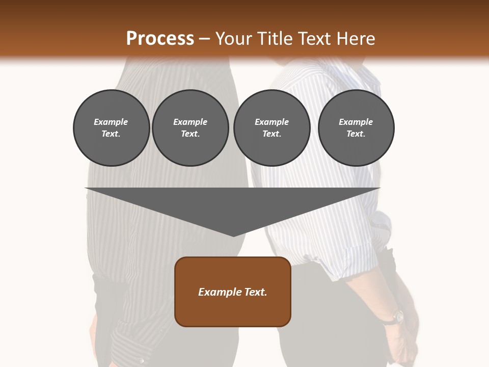 A Couple Of People Standing Next To Each Other PowerPoint Template