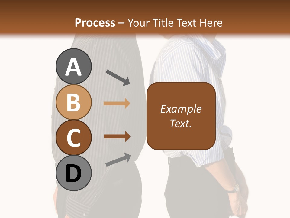 A Couple Of People Standing Next To Each Other PowerPoint Template