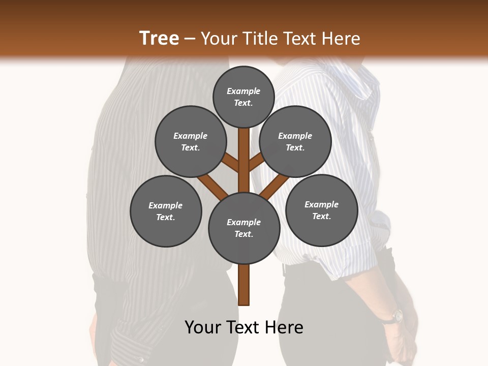 A Couple Of People Standing Next To Each Other PowerPoint Template