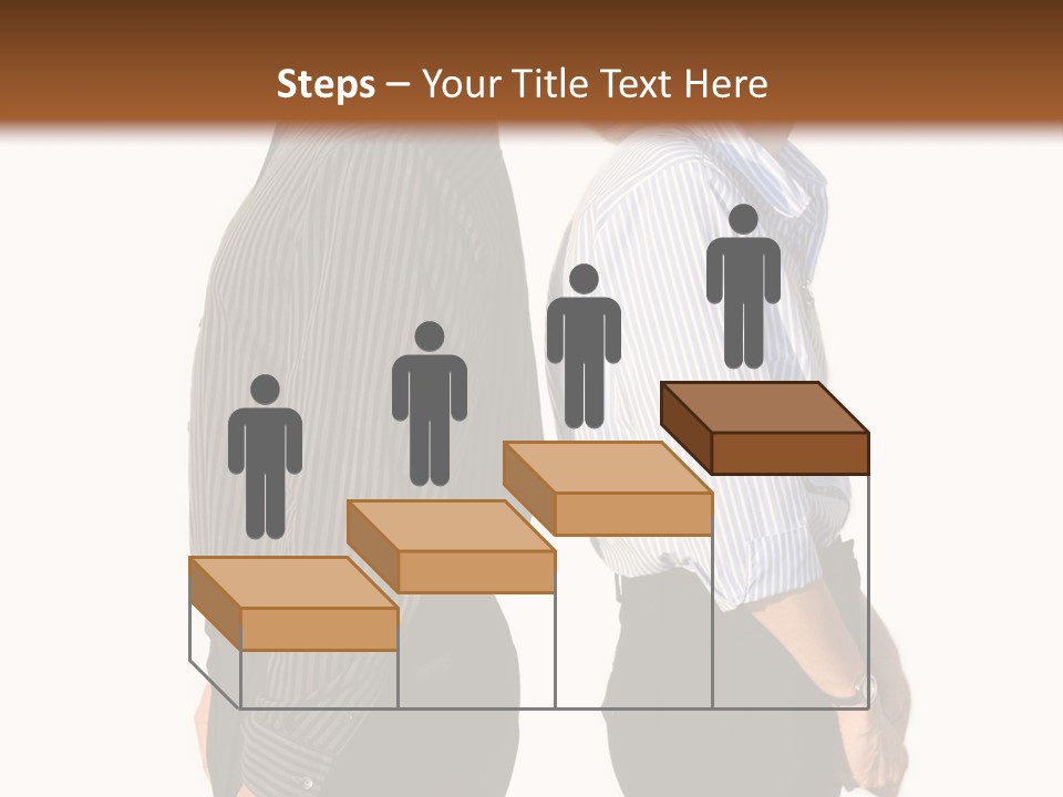 A Couple Of People Standing Next To Each Other PowerPoint Template