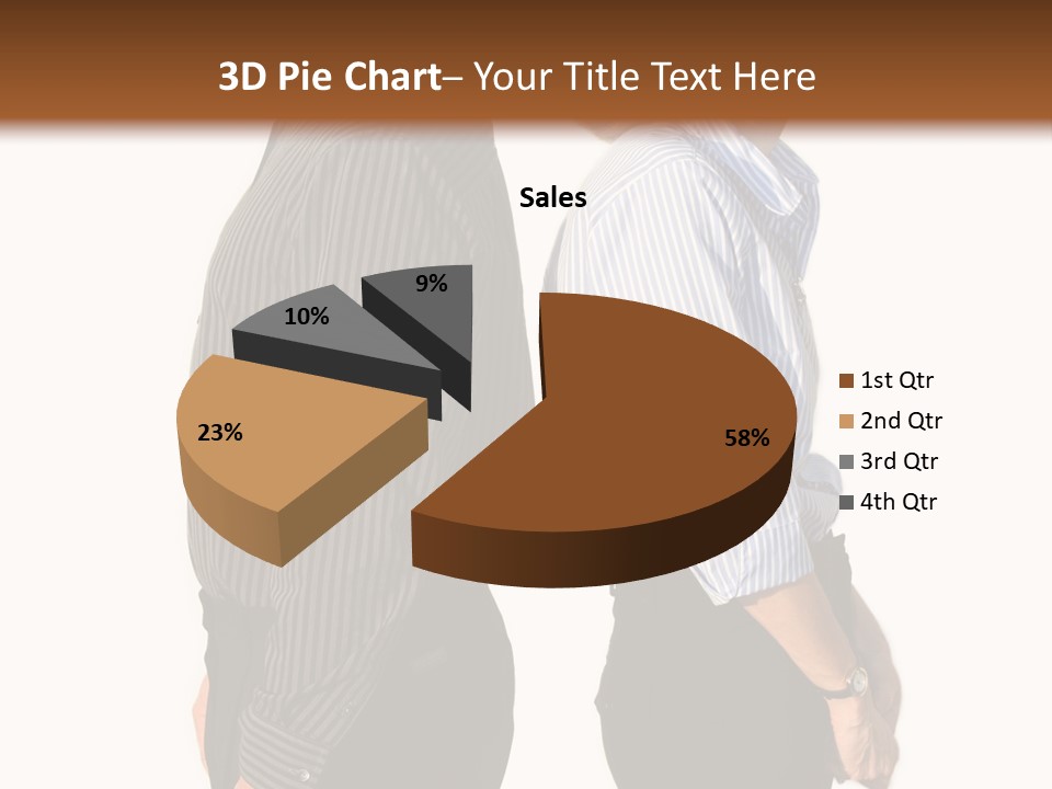 A Couple Of People Standing Next To Each Other PowerPoint Template