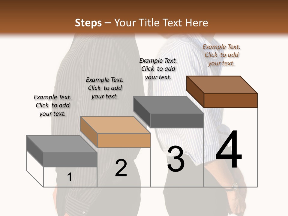 A Couple Of People Standing Next To Each Other PowerPoint Template