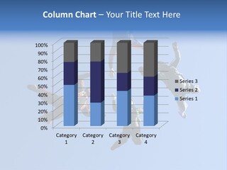 Four Skydivers Building A Star Formation PowerPoint Template