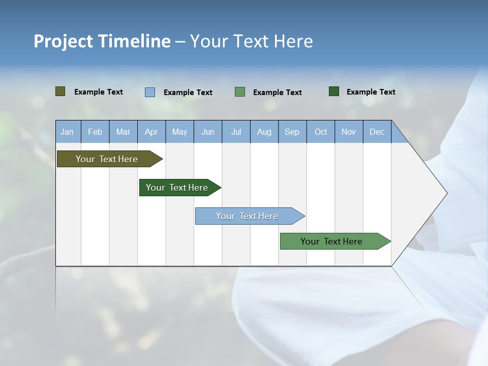 Fragment Like Image Of Young Woman Practicing Yoga In Tropic Environment PowerPoint Template