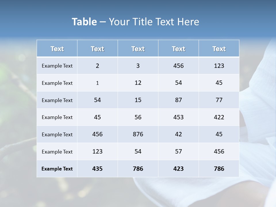 Fragment Like Image Of Young Woman Practicing Yoga In Tropic Environment PowerPoint Template