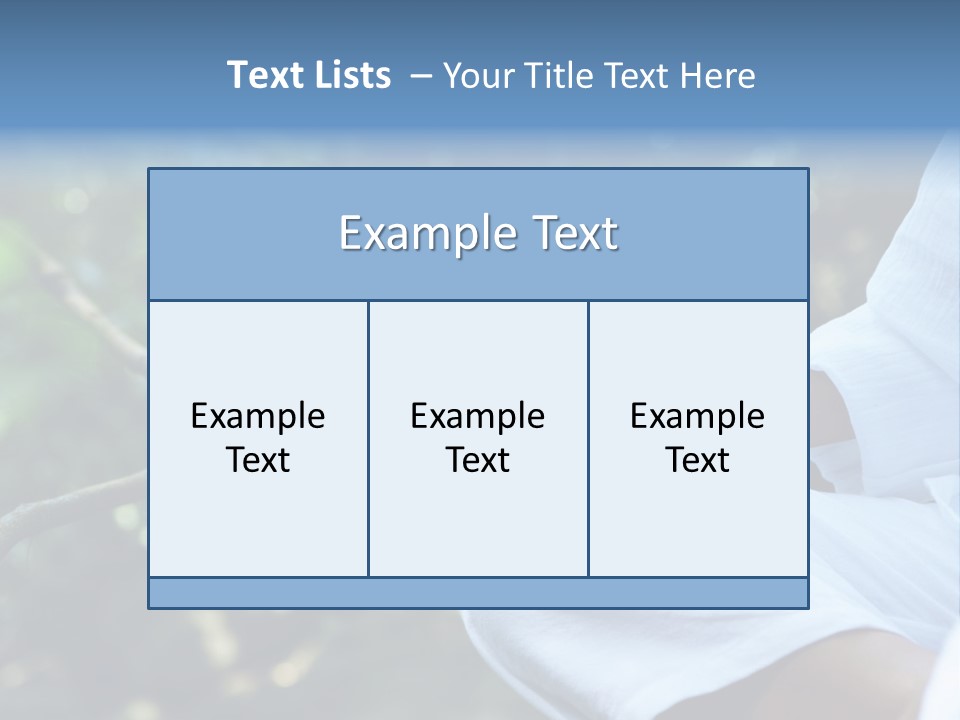 Fragment Like Image Of Young Woman Practicing Yoga In Tropic Environment PowerPoint Template