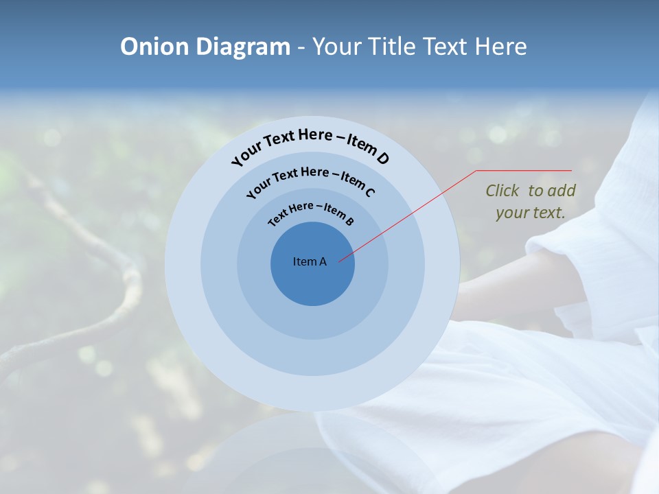 Fragment Like Image Of Young Woman Practicing Yoga In Tropic Environment PowerPoint Template