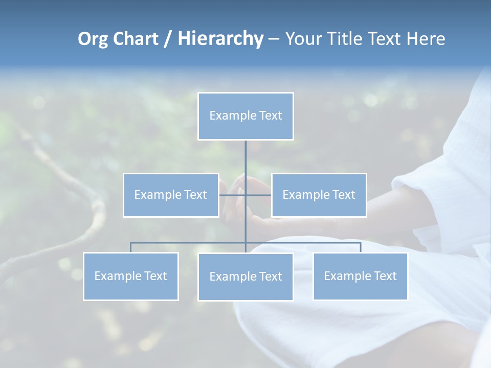 Fragment Like Image Of Young Woman Practicing Yoga In Tropic Environment PowerPoint Template