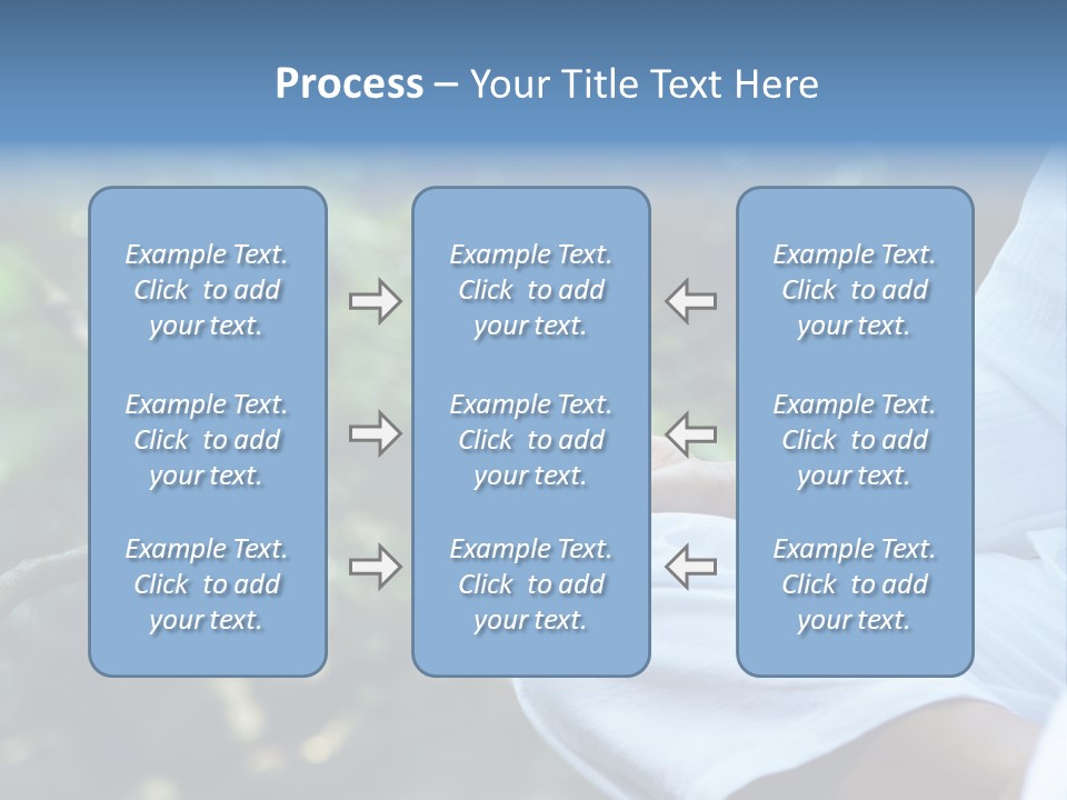 Fragment Like Image Of Young Woman Practicing Yoga In Tropic Environment PowerPoint Template