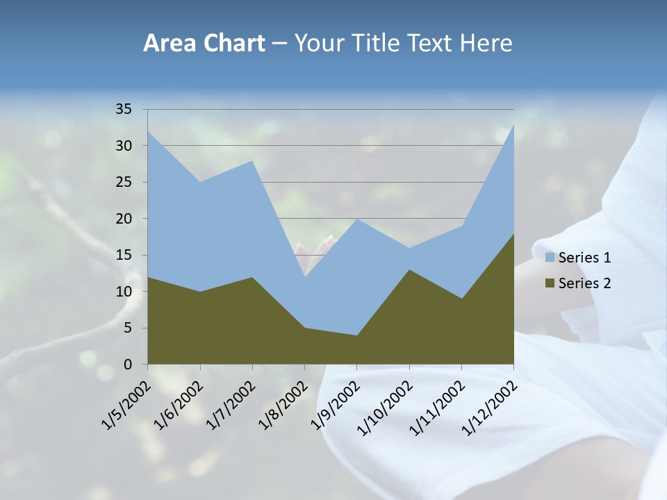 Fragment Like Image Of Young Woman Practicing Yoga In Tropic Environment PowerPoint Template