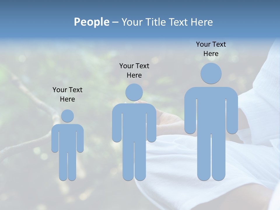 Fragment Like Image Of Young Woman Practicing Yoga In Tropic Environment PowerPoint Template