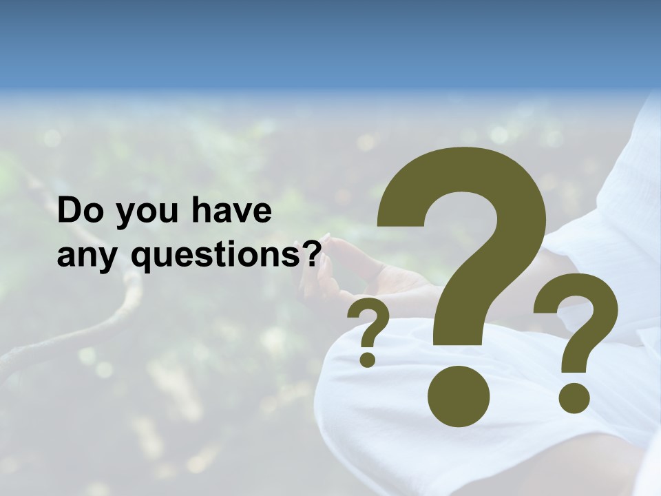 Fragment Like Image Of Young Woman Practicing Yoga In Tropic Environment PowerPoint Template