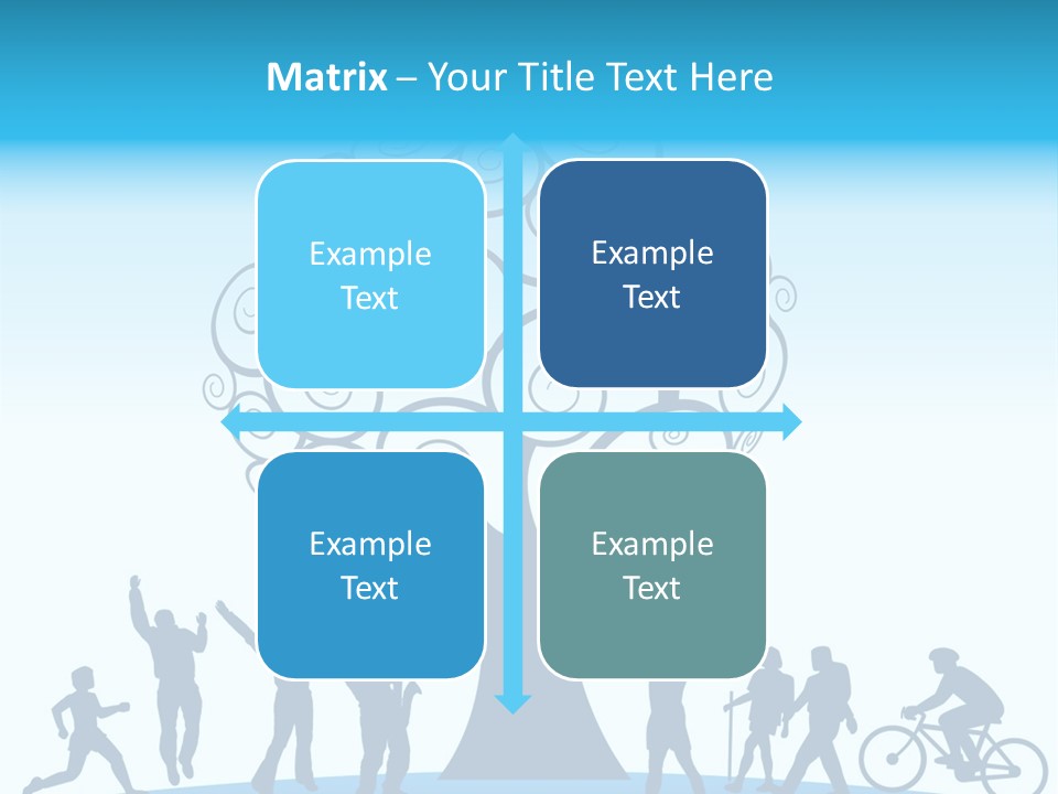 Outdoor Fun With A Tree PowerPoint Template