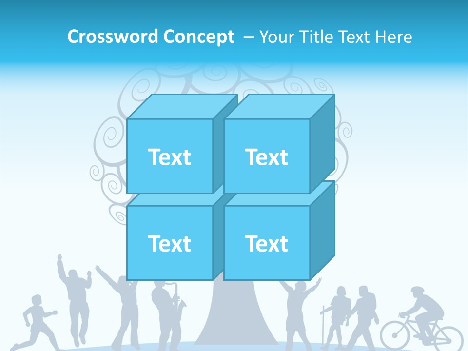 Outdoor Fun With A Tree PowerPoint Template