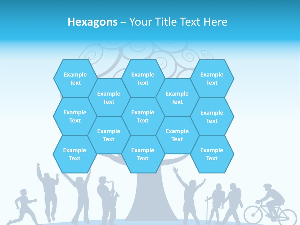 Outdoor Fun With A Tree PowerPoint Template